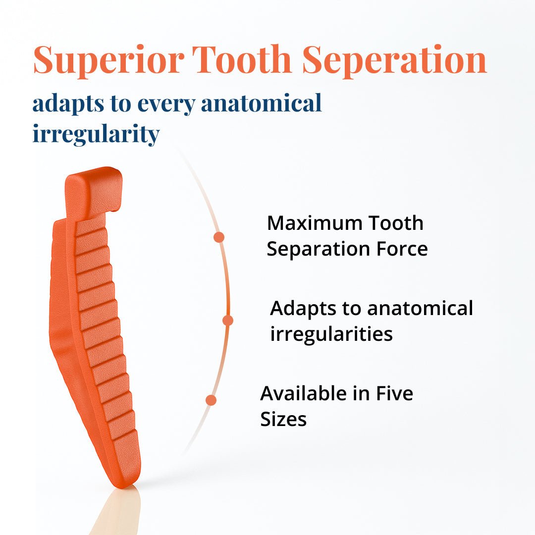 FlexiWedge Interproximal Dental Wedges - Common Sense Dental - GoldenDent