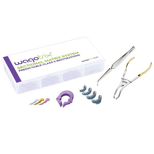 WagoTrix Sectional Matrix Intro Kit Purple Single-Use Matrix Rings